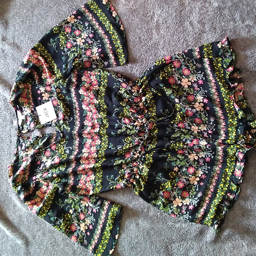 BB Dakota "Jack" NWT black Aster romper